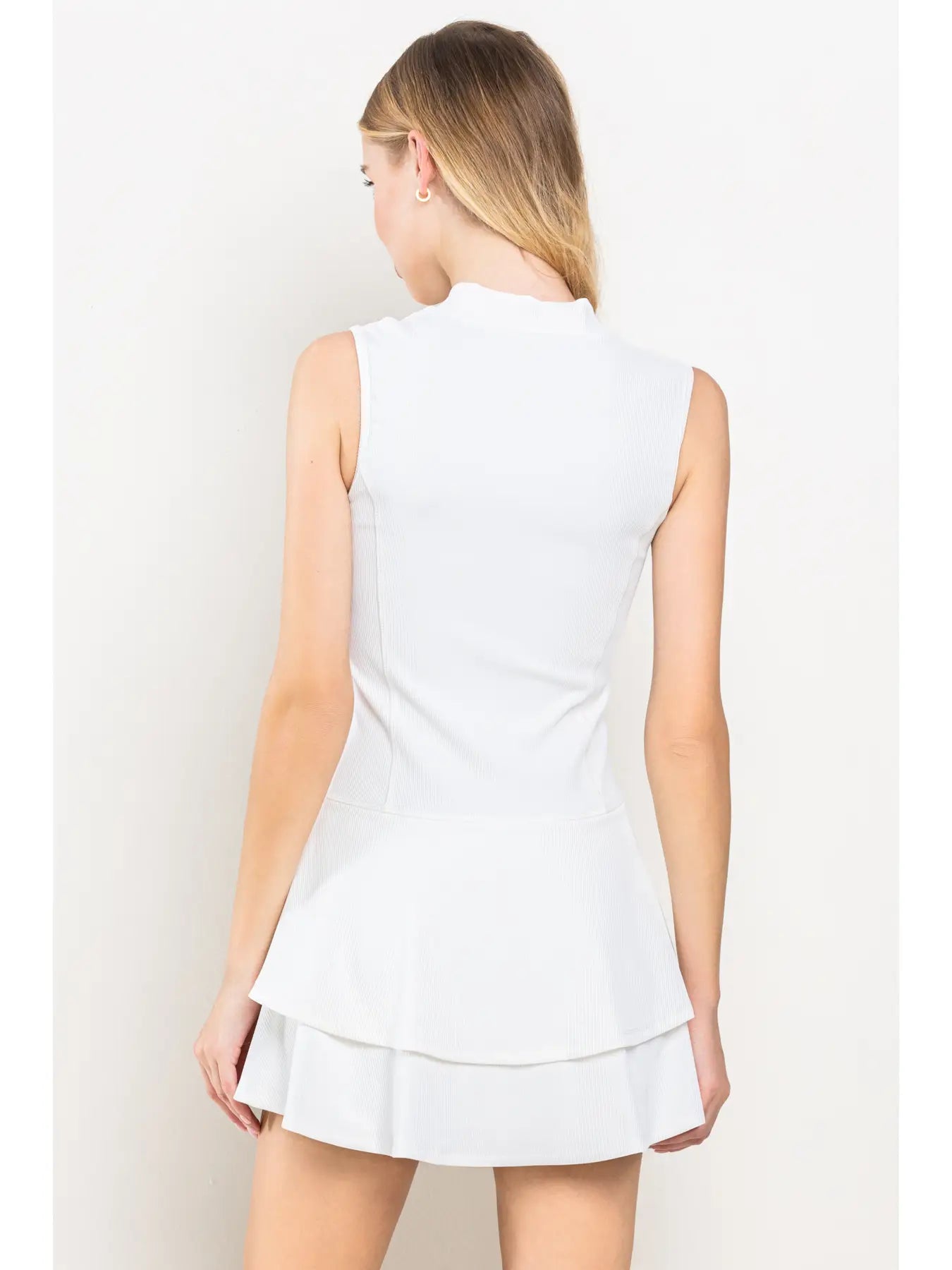 Athleisure V-neck Dress