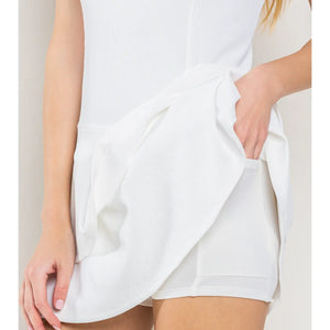 Athleisure V-neck Dress
