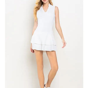Athleisure V-neck Dress