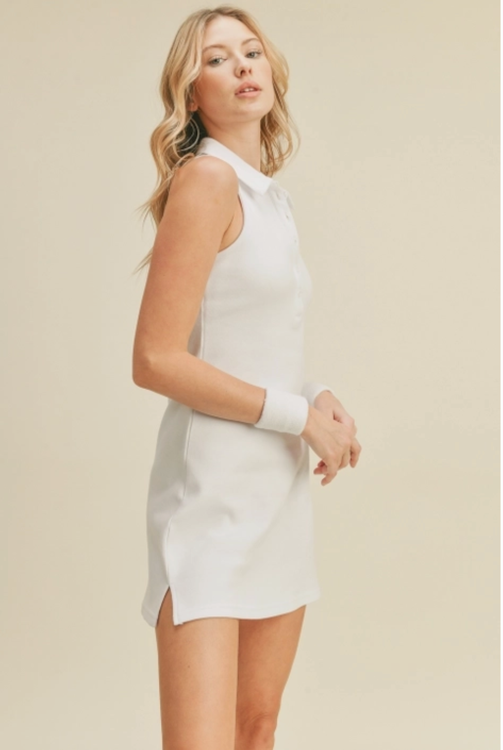 White Court Tennis Dress