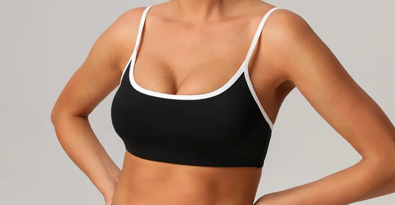 Contrast Sports Bra - High Tide
