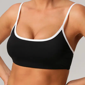 Contrast Sports Bra - High Tide