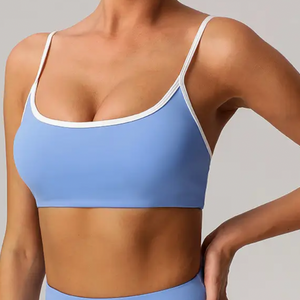 Contrast Sports Bra - Low Tide